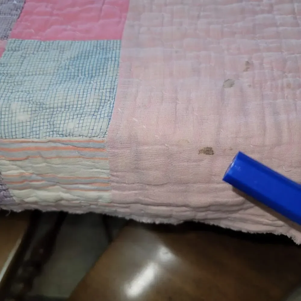 Vintage Handmade Quilt Full or Twin Bedspread Blanket Farmhouse Cabin 56